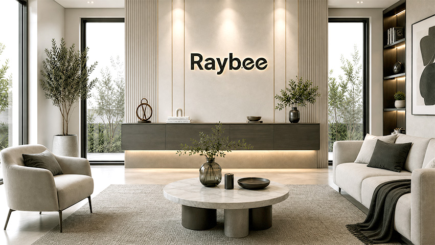 Raybee home furnishing display